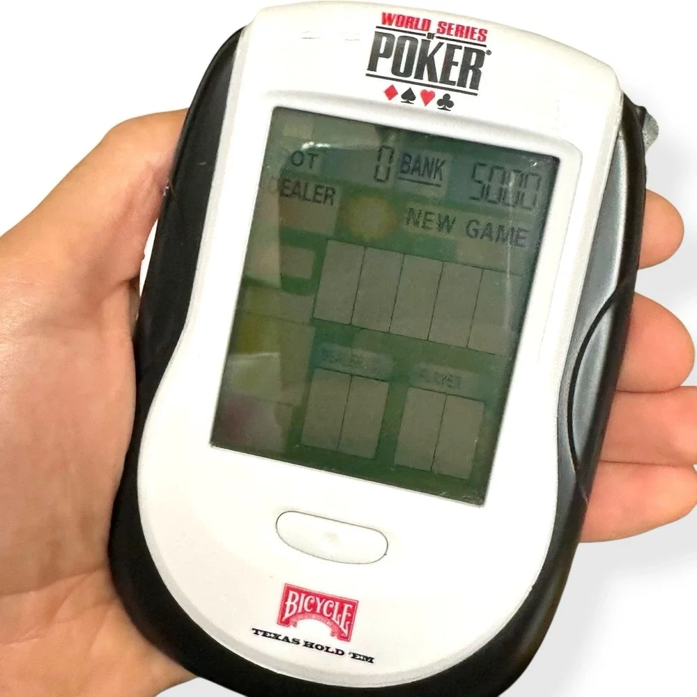 World Series‎ of Poker Illuminated Texas Holdem Handheld Electronic Game READ*